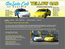 Tablet Screenshot of contracostayellowcab.com
